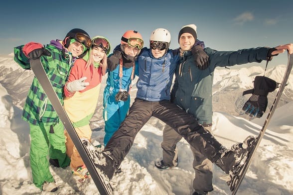Group of Skiers